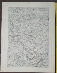 Upper Lusatia hiking map around 1936 distributed by the Reich Association for German Youth Hostels