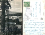 95485 Oberwarmensteinach über Warmensteinach 13a Landpoststempel auf AK Jugendherberge o um 1957