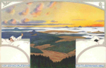 Oberwiesenthal Jugendstil Künstlerkarte * um 1910