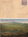 Oberwittig Bohemia Gickelsberg artist card o 1921