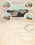Oderberg Österreichisch Schlesien Bohumín Bahnpost Breslau-Oderberg Zug 212 o 1917