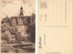 Oels Silesia Castle artist card Fahr Olesnica * around 1920