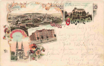 Oelsnitz Vogtland Gruss aus ... Litho o 1897