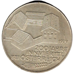 Österreich 100 Schilling 1979 200 Jahre Innviertel bei Österreich Silbermünze 