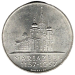 Austria 25 Schilling 1957 Mariazell Silver Coin