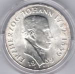 Austria 25 Schilling 1959 Archduke Johann Silver Coin