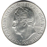 Österreich 25 Schilling 1965 150 Jahre Technische Hochschule Wien