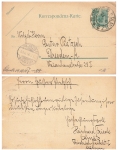 Austria 5 Heller correspondence card postal stationery o Olomouc 3.2.1906 to Dresden