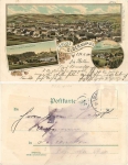 Olbernhau Erzgebirge Litho o 24.12.1900