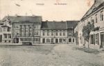 01990 Ortrand Marktplatz mit Hotel Deutsches Haus o 1908