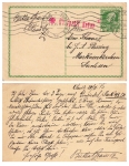 Austrian Postal Stationery Censorship Stamp Checked Brno o Olomouc2 February 21, 1915