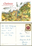 Baltic Sea between Kühlungsborn and Dierhagen artist Alfred Hoppe