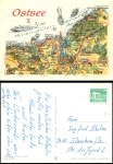 Alfred Hoppe 8084 Baltic Sea I artist card 1982