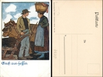 Ubbelohde Mandt-Verlag Nr.130 Trachtenkarte