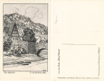 Otto Ubbelohde The world is in bloom Artist card My homeland * ca.1920