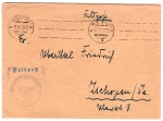 Panzer Troops School Feldpost WWII o Wischau 1 9.9.1943