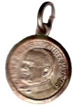 Papst Johannes Paul II Anhänger Silber