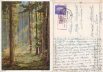 Paul Süß Sonne im Walde Künstlerkarte  o ca. 8.7.38?