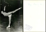 Peggy Fleming (USA) Eiskunstlauf WM 1967 Pressefoto