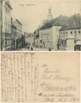 09322 Penig Luther Strasse Hotel Stadt Leipzig AK um 1920 gebr. 14.11.1951