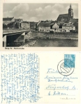 09322 Penig Saxony Mulde Bridge o 12.1.1957