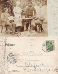 Penzig Upper Lusatia Silesia chimney sweep Piensk o 1905