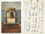 Philadelphia Indepence Hall Liberty Bell Pennsylvania gebr. 24.6.1915
