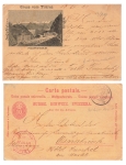 Pilatus-Kulm Vorläuferganzsache 10 Rappen o 14.7.1891