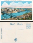 Pittsburgh Pennsylvania Aeroplane View of Monongahelar River *ca. 1930