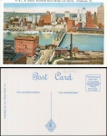 Pittsburgh Pennsylvania P. & L. E. Station Smithfield Street Bridge *ca.1940