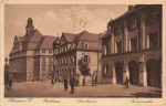 Plauen Vogtland Feuerwache Sparkasse und Rathaus o 1928
