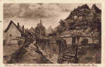 Plauen Vogtland – The Malzhaus – Artist's card by Hans Holzmüller, c. 1937