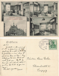 Plauenscher Grund Reading Hall Dresden Railway Post Office Dresden-Tharand-Freiberg Train 1143 o 1907