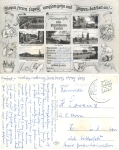 24306 Plon ppc with chamber pot country postmark 2431 Langenhagen o ca. 1950