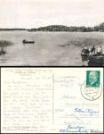 07907 Plothen about Schleiz country postmark on postcard Plothenteich 9.8.1962