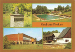 Pockau Erzgebirge Mehrbildkarte * 1989