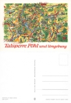 Alfred Hoppe 8082 Talsperre Pöhl und Umgebung Künstlerkarte *ca. 1977