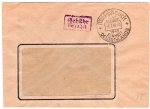 Pößneck violetter Gebühr bezahlt Stempel auf Brief o 3.7.1948