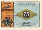 Pößneck Thüringen Notgeldschein um 1921