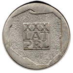 Polen 200 Zloty 30 Jahre Volksrepublik Poland 1974