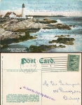 Portland Maine Head Ligth o 19.6.1907