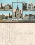 Poznan, multi-image card used circa 1915