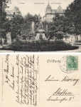 Posen Koenigsplatz Perseus Fountain Posen o Military Training Area 30.5.1908