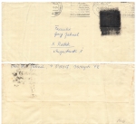 Post-war redaction Michel 215 o Düsseldorf 1 August 15, 1955 to Rostock