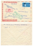 Post glider special cancellation Meiningen Dolmar Sonneberg emergency landing o September 3, 1957