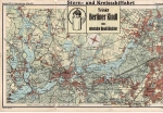 Havel star and district shipping map 20.5 x 49.5 cm around 1940