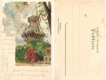 Potsdam windmill artist card Heinrich Kley gebr. 1900