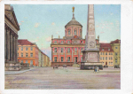 Potsdam Marktplatz mit Rathaus Künstlerkarte Klohß * um 1940