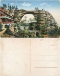 Prebischtor Cave Bohemian Switzerland * ca. 1920