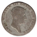 Preußen 1/6 Reichstaler Silber 1816 A Friedrich Wilhelm III.